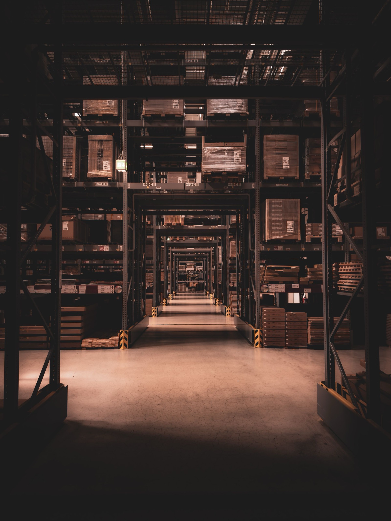 An organised industrial MRO warehouse
